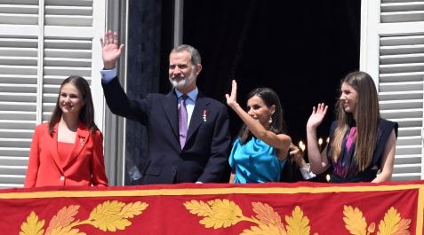 El Rey Felipe VI y la Princesa de Asturias